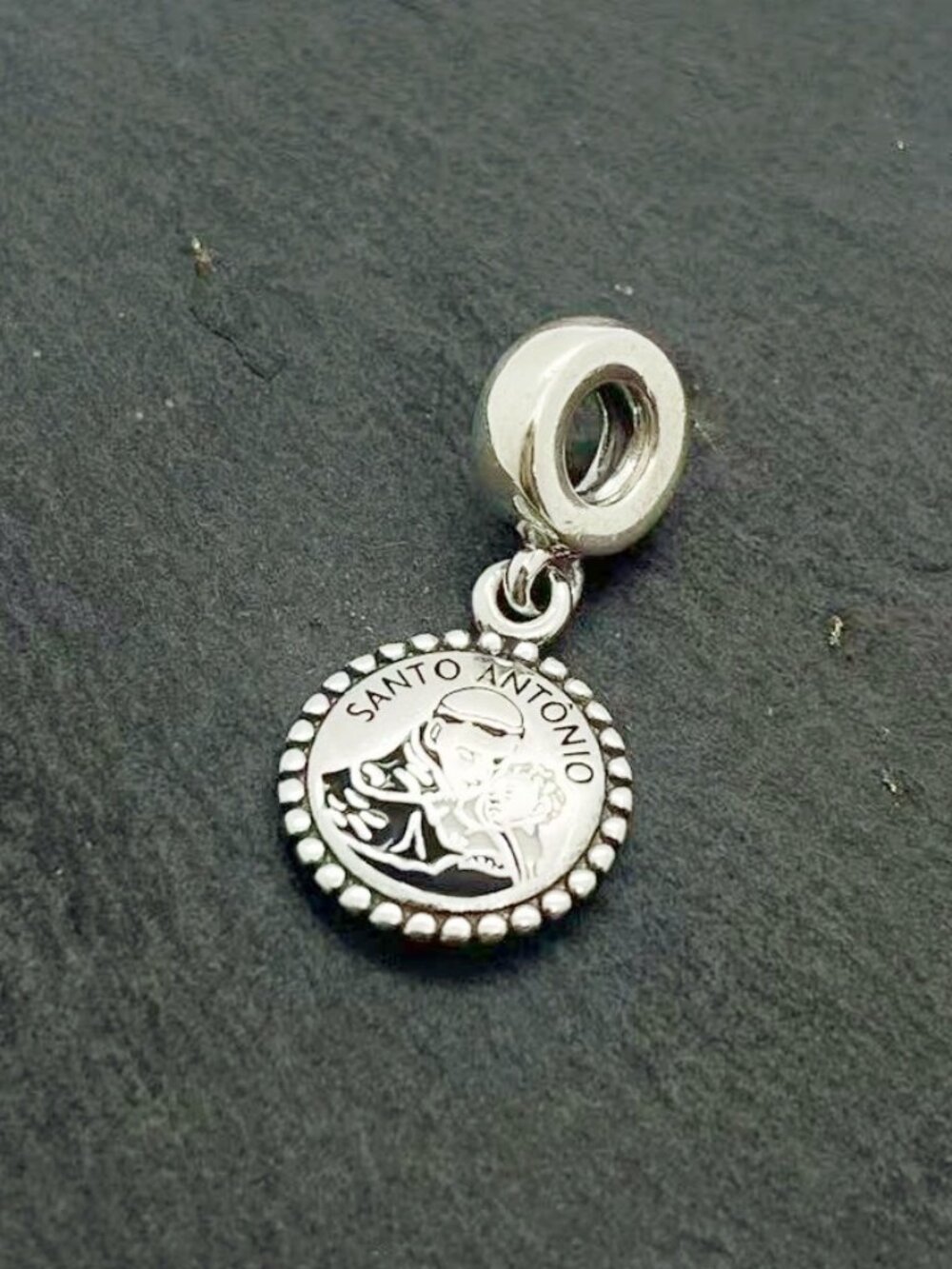 Pandora Santo Antonio Exclusive Charm Sterling Silver Dangle Charm Jewelry